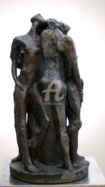 Sculpture intitulée "les-baigneuses-1-h5…" par Kaol, Œuvre d'art originale