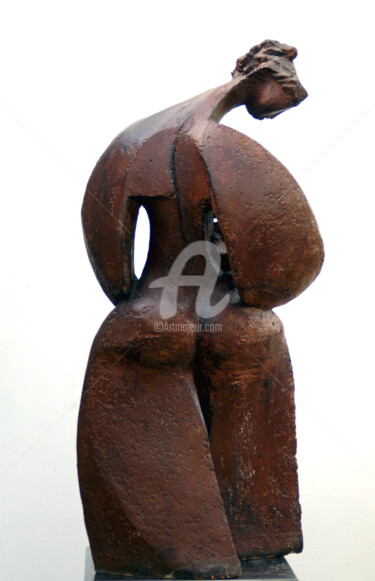 Sculpture titled "premier-jour-h-937.…" by Kaol, Original Artwork