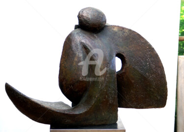 Sculpture intitulée "girouette-pu-h571.j…" par Kaol, Œuvre d'art originale