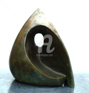 Sculpture titled "enigme1a.jpg" by Kaol, Original Artwork, Metals