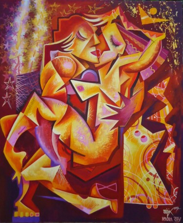 Painting titled "EROTIKA" by Kaola Oty, Original Artwork