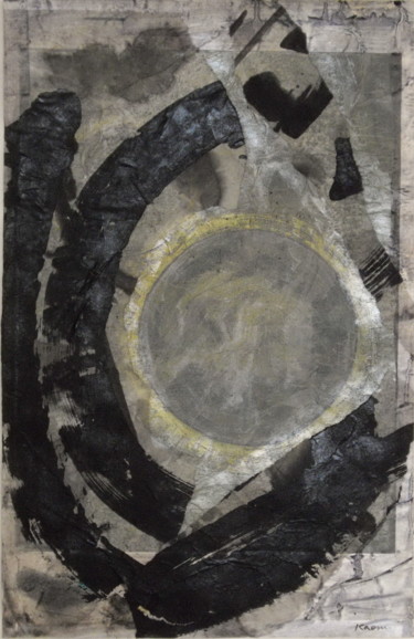 Peinture intitulée "Un cercre" par Kaoru Tsuzawa, Œuvre d'art originale