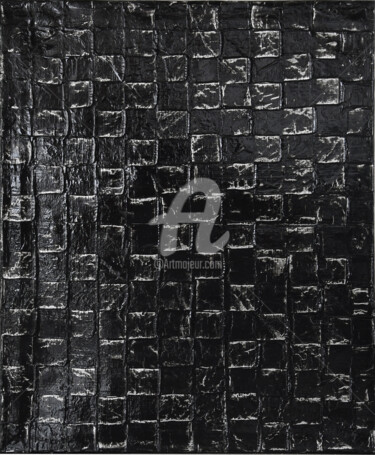 Peinture intitulée "Le Damier" par Kaouteur Souibgui, Œuvre d'art originale, Acrylique