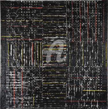 Peinture intitulée "Matrix" par Kaouteur Souibgui, Œuvre d'art originale, Acrylique