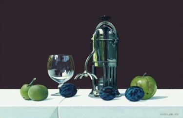 Painting titled "still life 3" by Sinisa Kapeler, Original Artwork