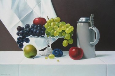 Painting titled "still life 4" by Sinisa Kapeler, Original Artwork