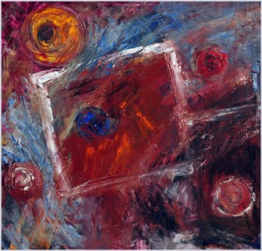 Картина под названием "Перемещение души" - Irina Kara, Подлинное произведение искусства, Масло