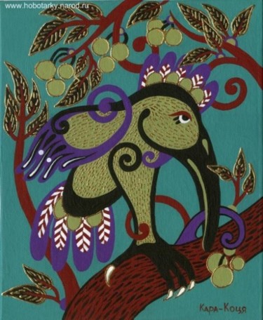 Pittura intitolato "Nut Wonder" da Lesia Kara Kotsia, Opera d'arte originale, Olio