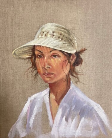 Painting titled "Francoise" by Karas Gleb, Original Artwork, Oil