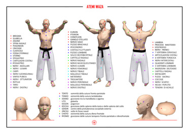 Arte digitale intitolato "Atemi waza" da Karate Poster, Opera d'arte originale, Lavoro digitale 2D