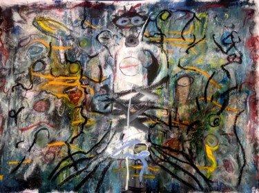 Painting titled "Identity" by Karel Stoop, Original Artwork, Oil