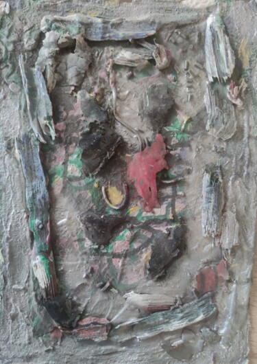 Κολάζ με τίτλο "Intimate structure 4" από Karel Stoop, Αυθεντικά έργα τέχνης, Κολάζ