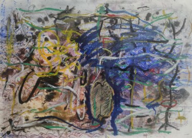 Peinture intitulée "studiowork - sensat…" par Karel Stoop, Œuvre d'art originale, Huile