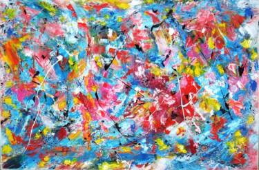 Malerei mit dem Titel "My Way 7" von Karel Van Camp, Original-Kunstwerk, Acryl