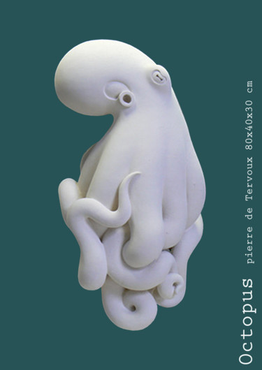 Sculpture titled "Octopus" by Karelle Boireau, Original Artwork