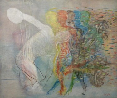 Картина под названием "Olimp" - Karen Aghamyan, Подлинное произведение искусства