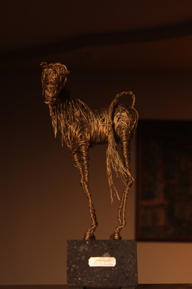 Rzeźba zatytułowany „Horse 33x15x14 2kg…” autorstwa Karen Axikyan, Oryginalna praca, Metale