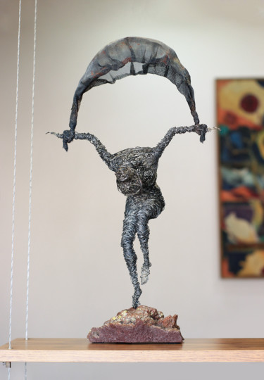 Скульптура под названием "Inspiration (51x30x…" - Karen Axikyan, Подлинное произведение искусства, Металлы
