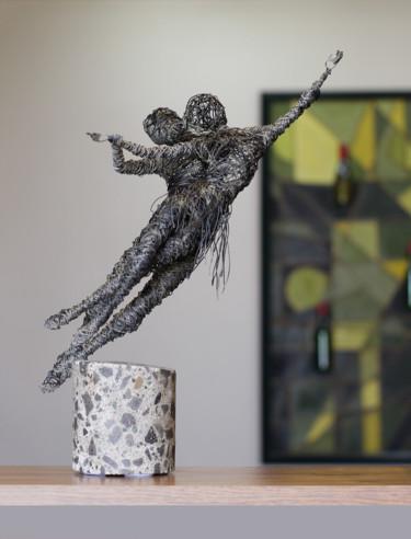 雕塑 标题为“Fluttering couple (…” 由Karen Axikyan, 原创艺术品, 混凝土