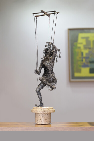 Sculpture intitulée "Control (55x16x18 1…" par Karen Axikyan, Œuvre d'art originale, Pierre
