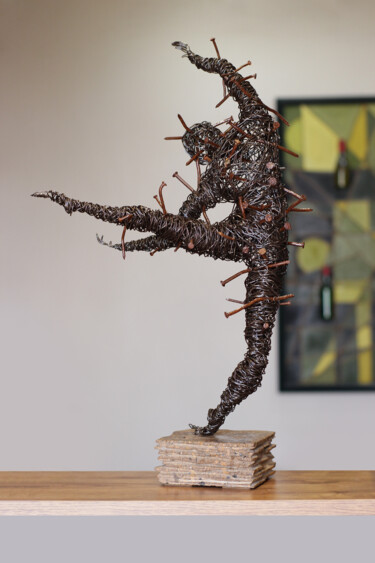 Sculpture titled "Despite the pain (5…" by Karen Axikyan, Original Artwork, Metals