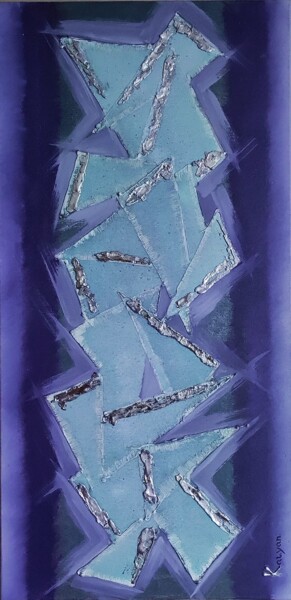 Malerei mit dem Titel "Shattered" von Karen Aydinyan, Original-Kunstwerk, Acryl