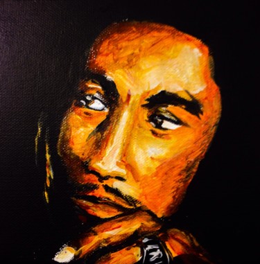 Painting titled "marley" by Ferrand, Original Artwork, Acrylic