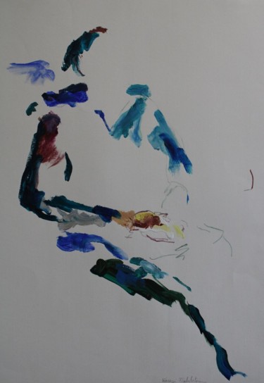 Schilderij getiteld "Condensation 1" door Karen Finkelstein, Origineel Kunstwerk, Olie