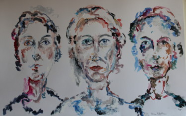 Painting titled "Multiples 11" by Karen Finkelstein, Original Artwork, Acrylic