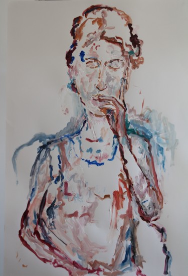 Pittura intitolato "Arianne" da Karen Finkelstein, Opera d'arte originale, Acrilico