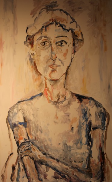 Pintura titulada "Visite" por Karen Finkelstein, Obra de arte original, Acrílico