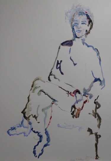 Painting titled "Pénombre" by Karen Finkelstein, Original Artwork, Acrylic