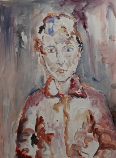 Painting titled "Salutaire" by Karen Finkelstein, Original Artwork, Acrylic