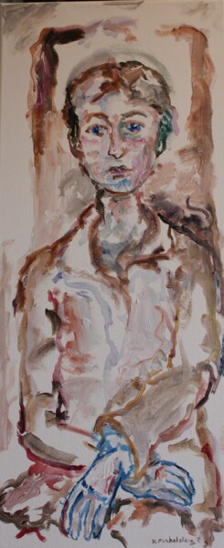 Peinture intitulée "Tendresse" par Karen Finkelstein, Œuvre d'art originale, Acrylique