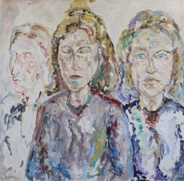Peinture intitulée "Progression" par Karen Finkelstein, Œuvre d'art originale, Huile