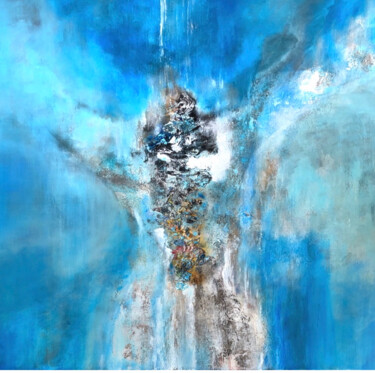 Картина под названием "La passione" - Karen Sanseverino, Подлинное произведение искусства, Акрил Установлен на Деревянная ра…