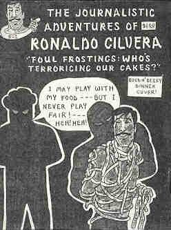 Drawing titled "Ronaldo comic#21" by Karen Wood, Original Artwork