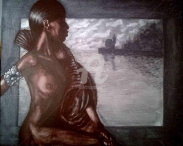 Peinture intitulée "BELLA BELZA" par Karen Decoster, Œuvre d'art originale, Huile