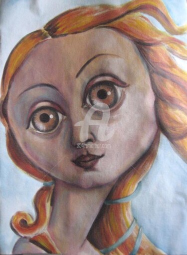 Peinture intitulée "VENUS (d'après  SAN…" par Karen Decoster, Œuvre d'art originale, Huile