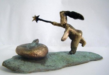 Sculpture intitulée "Il suffit d'y croire" par Karen M, Œuvre d'art originale