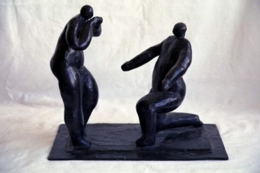 Sculpture intitulée "la demande en maria…" par Karen M, Œuvre d'art originale
