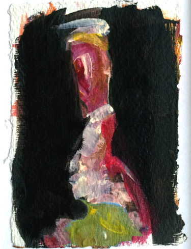 Pintura intitulada "Grace Kelly, Rear w…" por Karen Thomas, Obras de arte originais, Acrílico