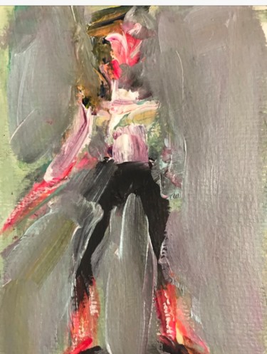 Young Brigitte Bardot Peinture intitulée "Young Brigitte Bard…" par Karen Thomas, Œuvre d'art originale, Acrylique