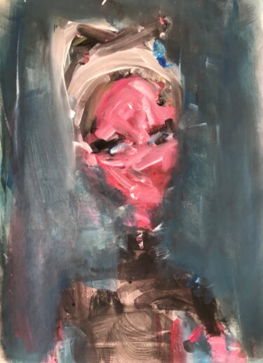 Painting titled "Original Barbie 1" by Karen Thomas, Original Artwork, Acrylic