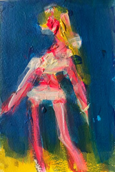 Pittura intitolato "Young BB, Bikini" da Karen Thomas, Opera d'arte originale, Acrilico
