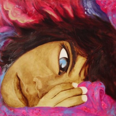 Pintura titulada "Awakening" por Karia M., Obra de arte original, Oleo Montado en Bastidor de camilla de madera