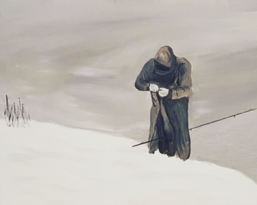 Peinture intitulée "Le pêcheur" par Karine Lipp, Œuvre d'art originale, Acrylique