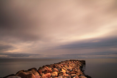 Photography titled "Stone jetty" by Karim Carella, Original Artwork, Digital Photography