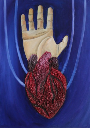 Painting titled "Heart" by Karimart, Original Artwork, Other