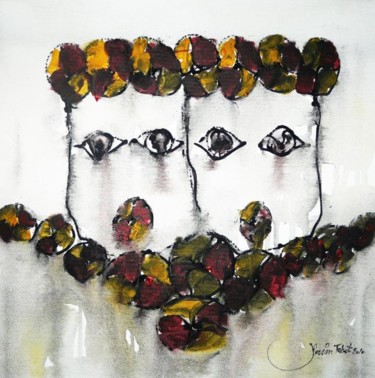 Peinture intitulée "7-Sans titre" par Karim Tabit, Œuvre d'art originale